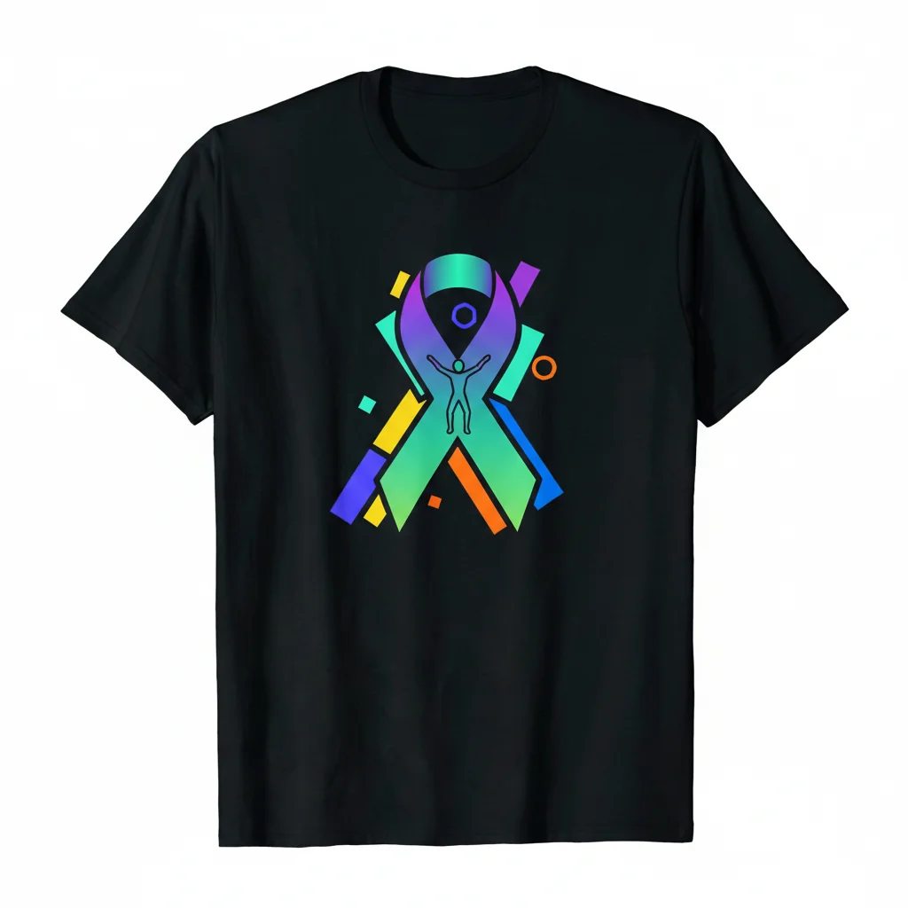 EDS Ehlers Danlos Syndrome Awareness Ribbon Unisex T-Shirt