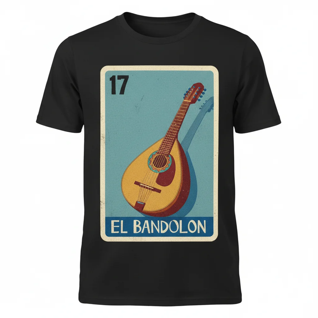 El Bandolon Loteria Card 17 - 'The Mandolin' Essential T-Shirt