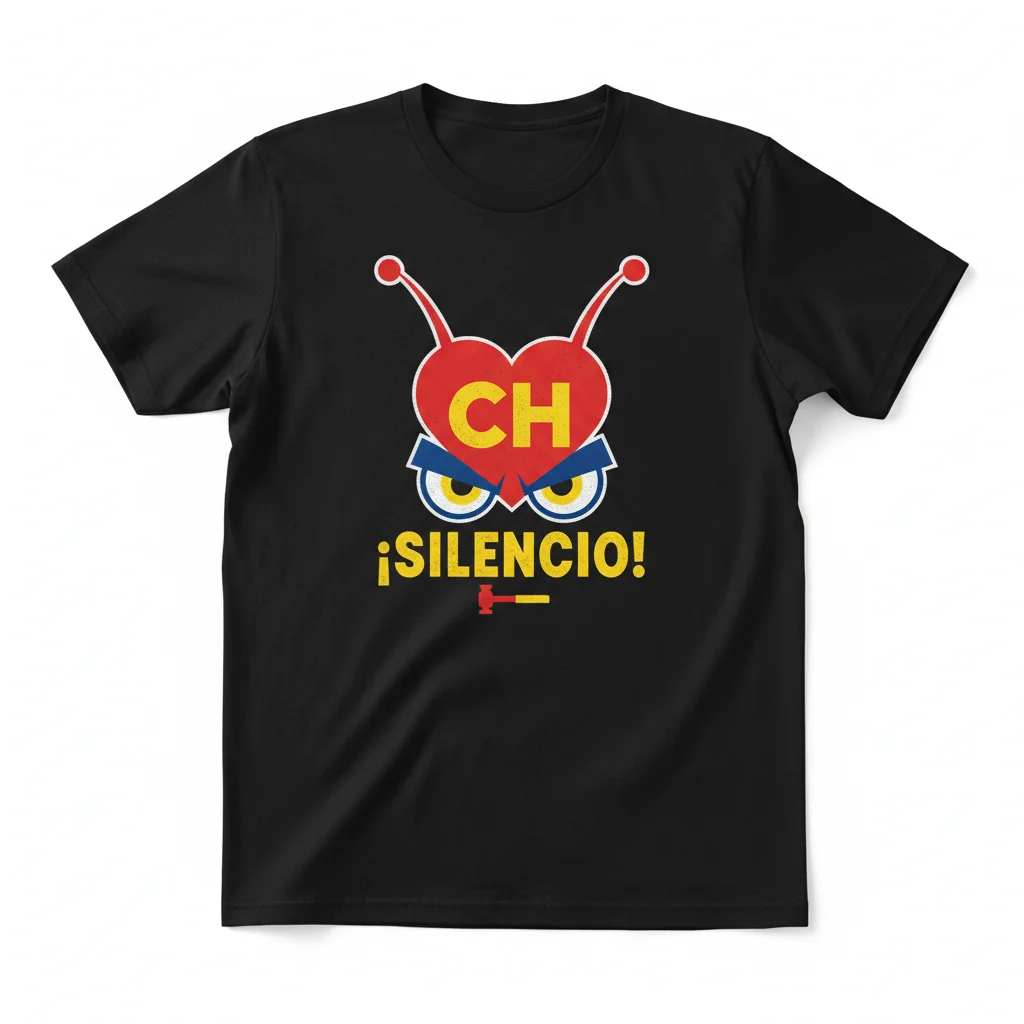 Camiseta El Chapulín Colorado 'Mis Antenitas de Vinil' - Unisex y Duradera