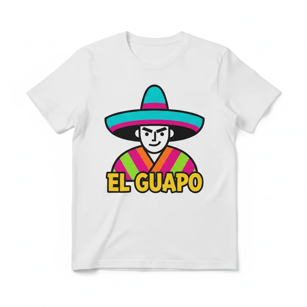 El Guapo Essential T-Shirt: Premium 100% Cotton, Retail Fit & Durable Design