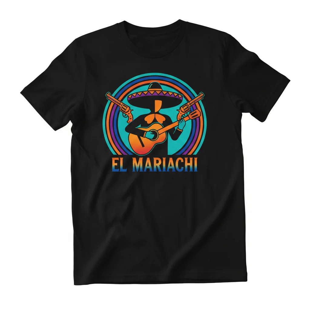 El Mariachi: A Symphony of Style & Soul T-Shirt