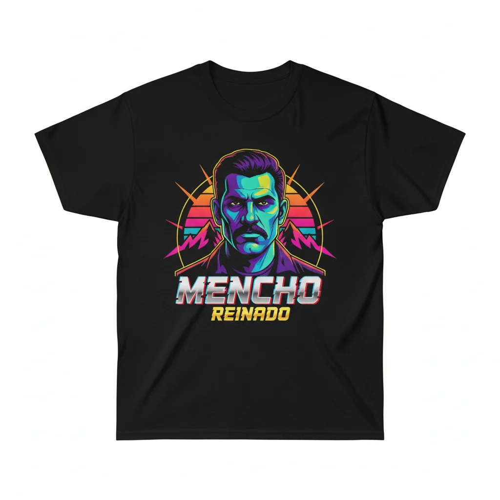 El Mencho T-Shirt – Camiseta Gráfica de Algodón Suave