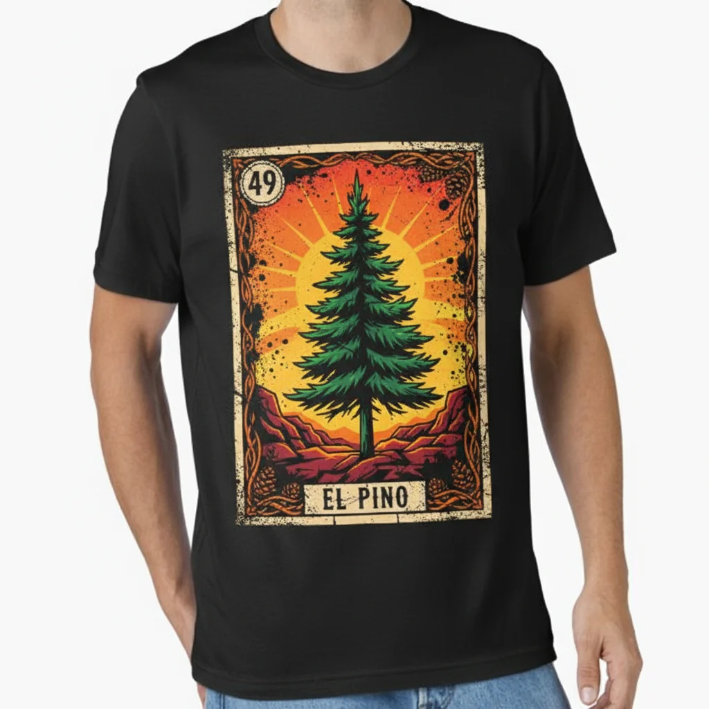 El Pino Lotería Card 49 Tee: Essential Streetwear Icon