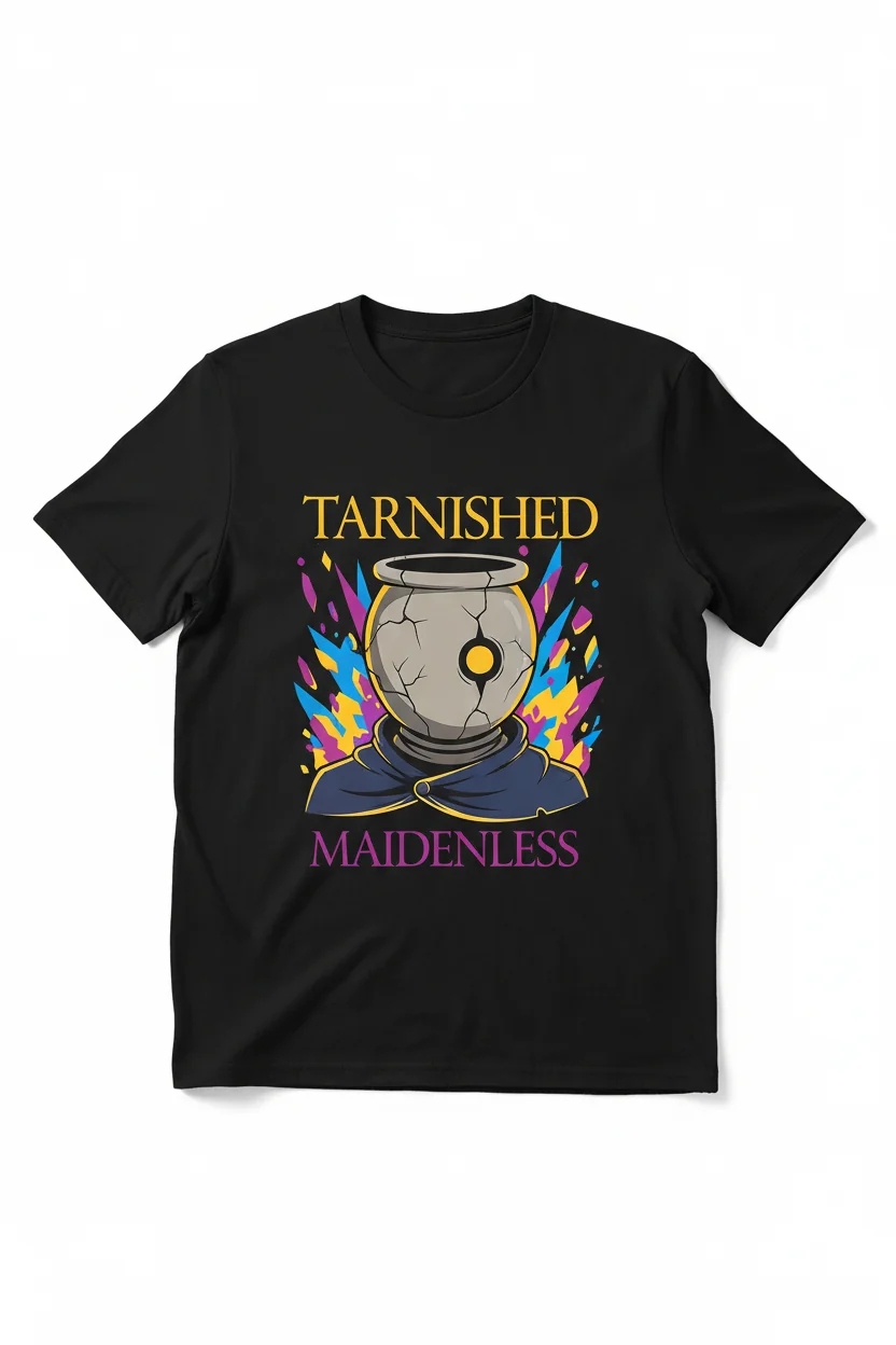 Elden Ring Tarnished Prisoner Heavyweight Tee - Black