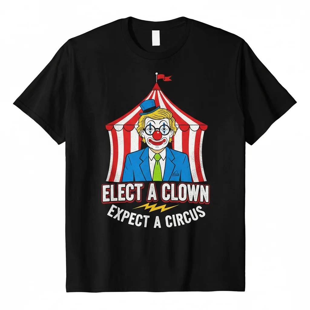 Elect a Clown, Expect a Circus: Donald Trump T-Shirt