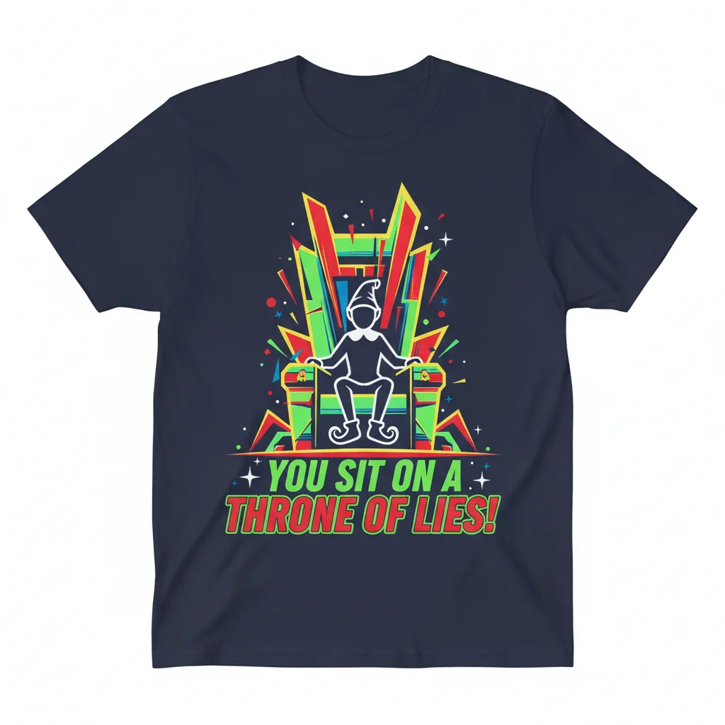 Elf Movie Quote "You Sit On A Throne Of Lies!" - Embrace Your Inner Buddy The Elf Essential T-Shirt