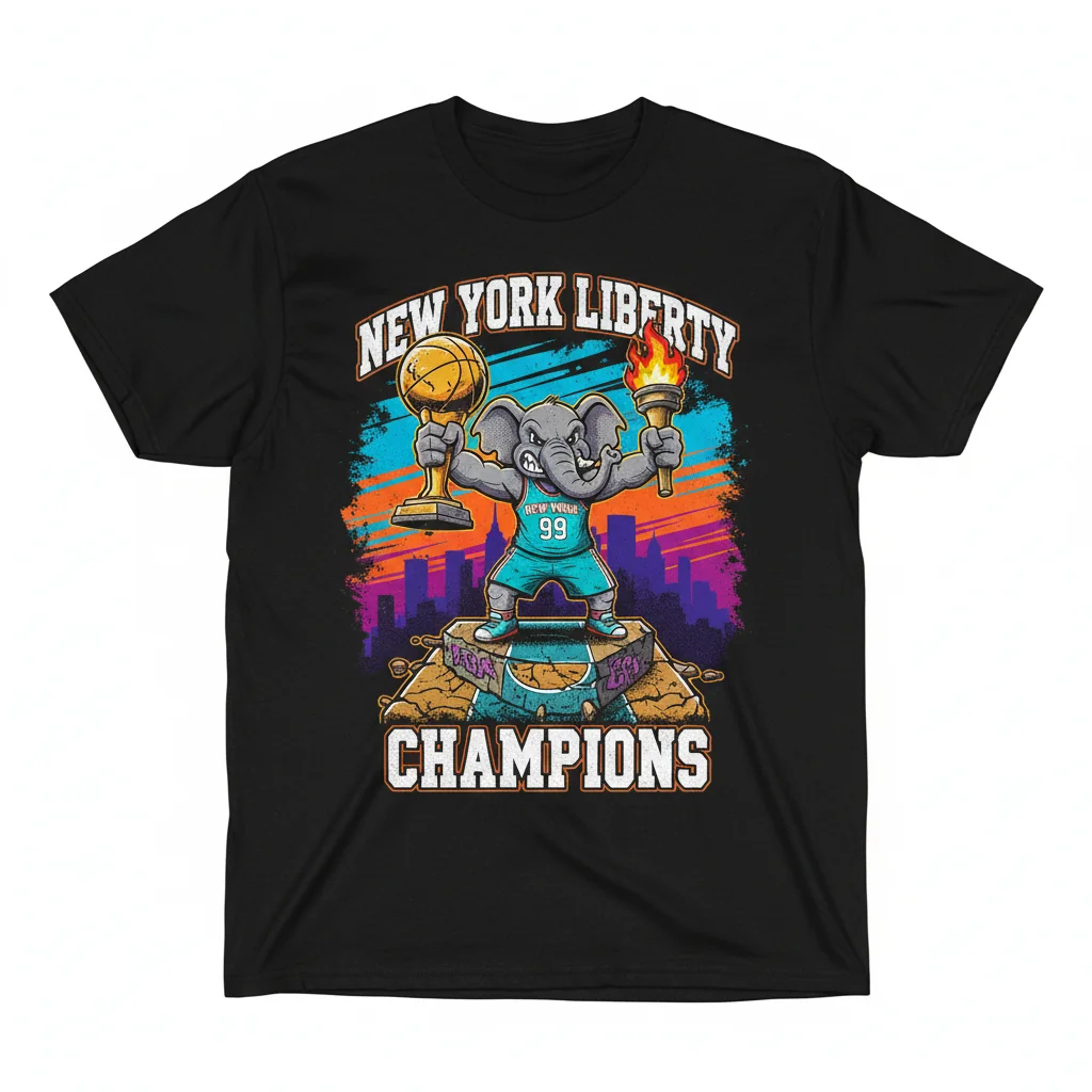 Ellie The Elephant Liberty Champion Tee