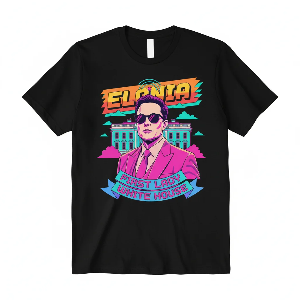 Elonia Pink First Lady: The Future-Forward Vision Tee