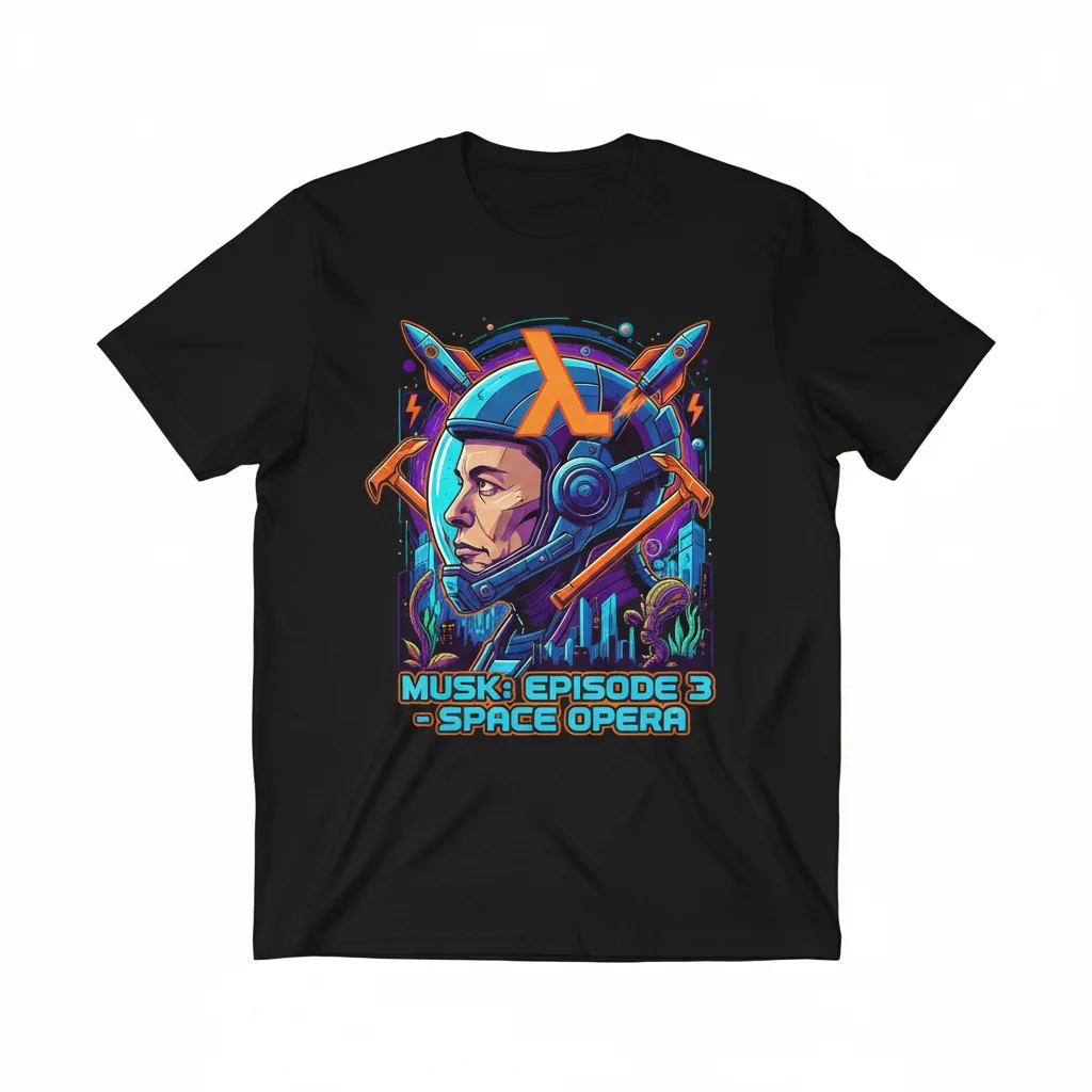 Elon Musk Half-Life Vibe Tee