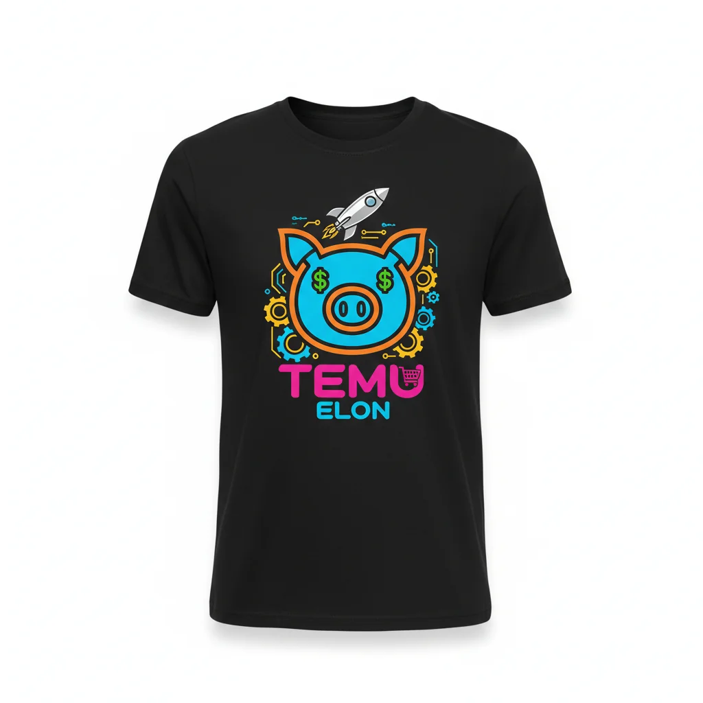 Elon Musk Temu Pig Shirt - Unique Graphic Tee