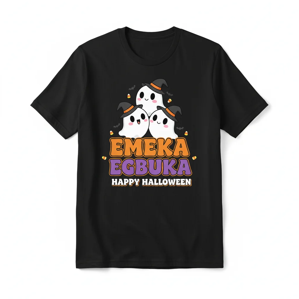 Emeka Egbuka Cute Ghost Halloween Shirt – Ultra-Durable & Fade-Resistant