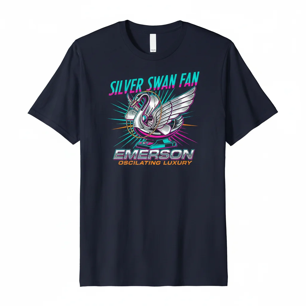 Emerson Silver Swan Fan Graphic Tee