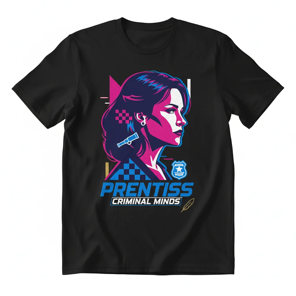 Emily Prentiss Criminal Minds Graphic Tee - Fan Apparel