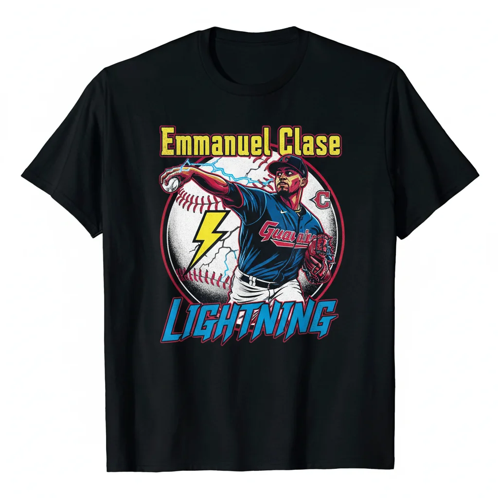 Camiseta Emmanuel Clase Lightning Cleveland Guardians – Confort y Durabilidad Premium