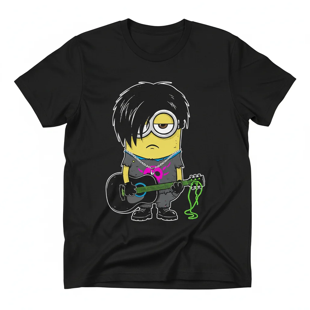 Emo Minion Essential T-Shirt: Funny Despicable Me Fan Apparel