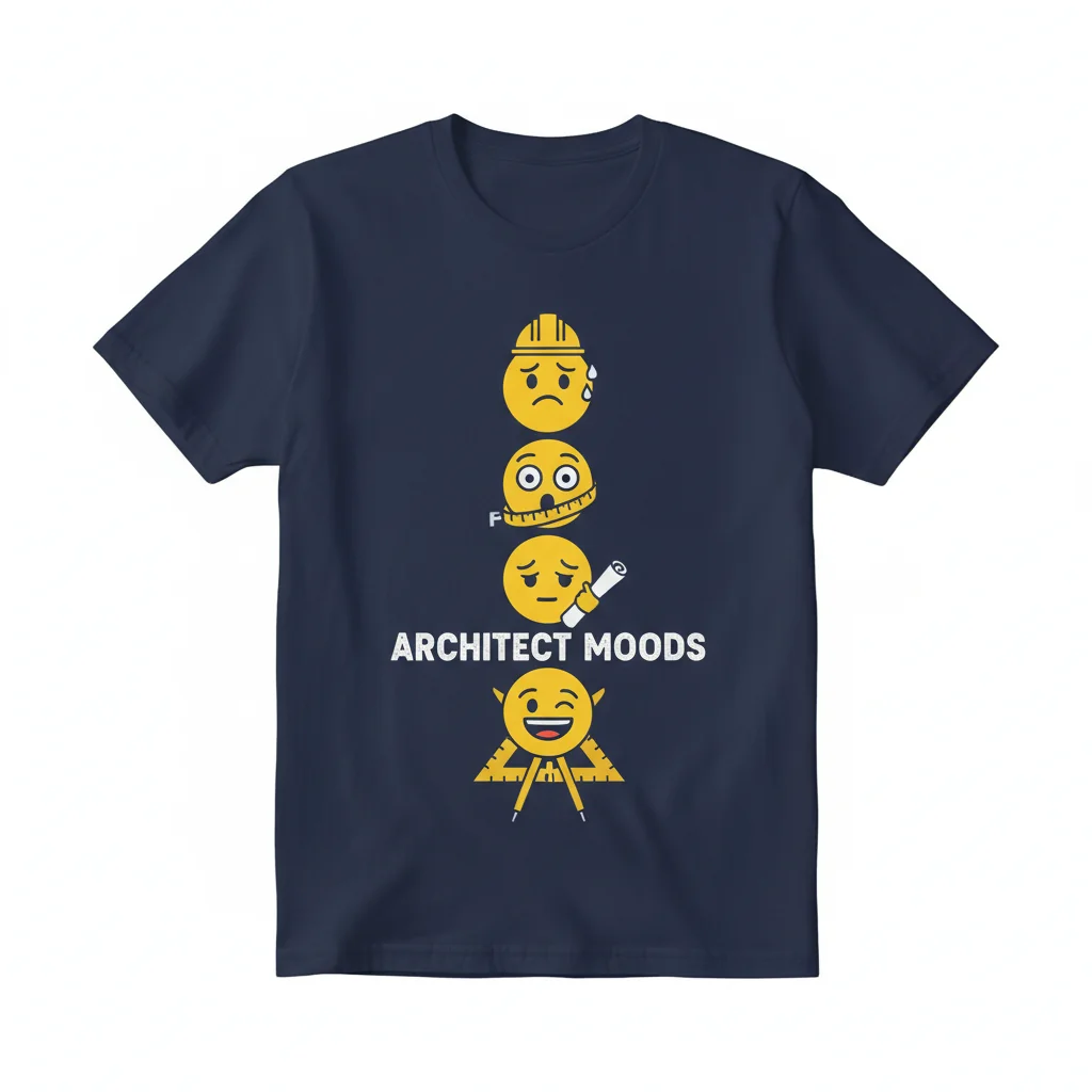 Funny Architect Emojis Essential T-Shirt - Work & Career Humor Gift