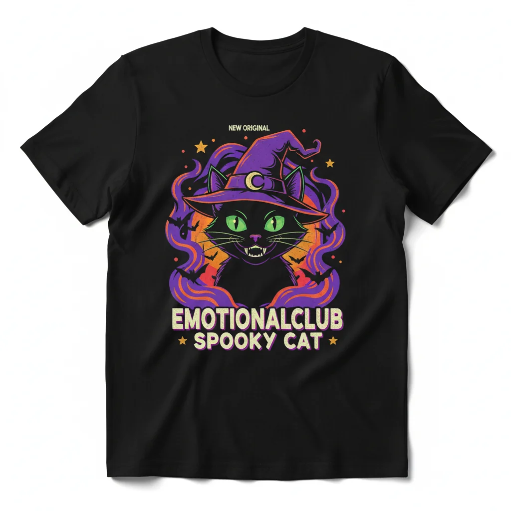 Spooky Cat Vibe Tee