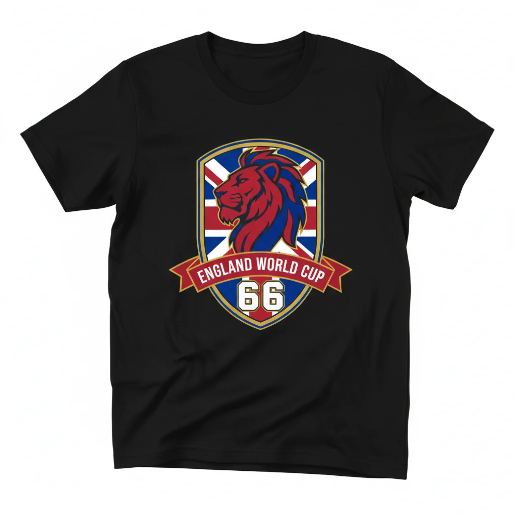 England 66 Iconic Football Tribute Tee – Premium Unisex T-Shirt