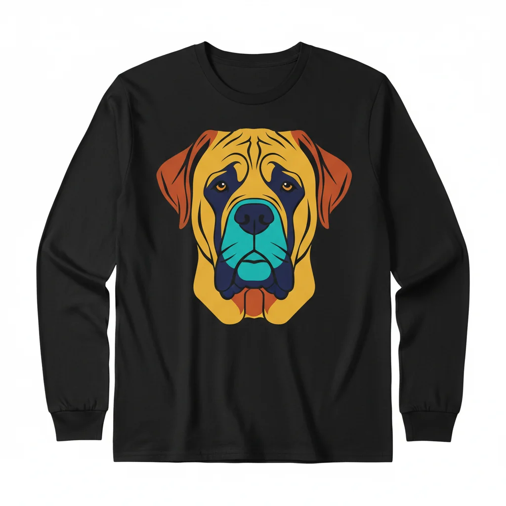 The English Mastiff Long Sleeve Tee