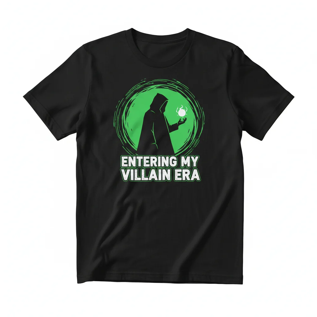 Embrace Your "Villain Era" – Durable, Fade-Resistant Essential T-Shirt