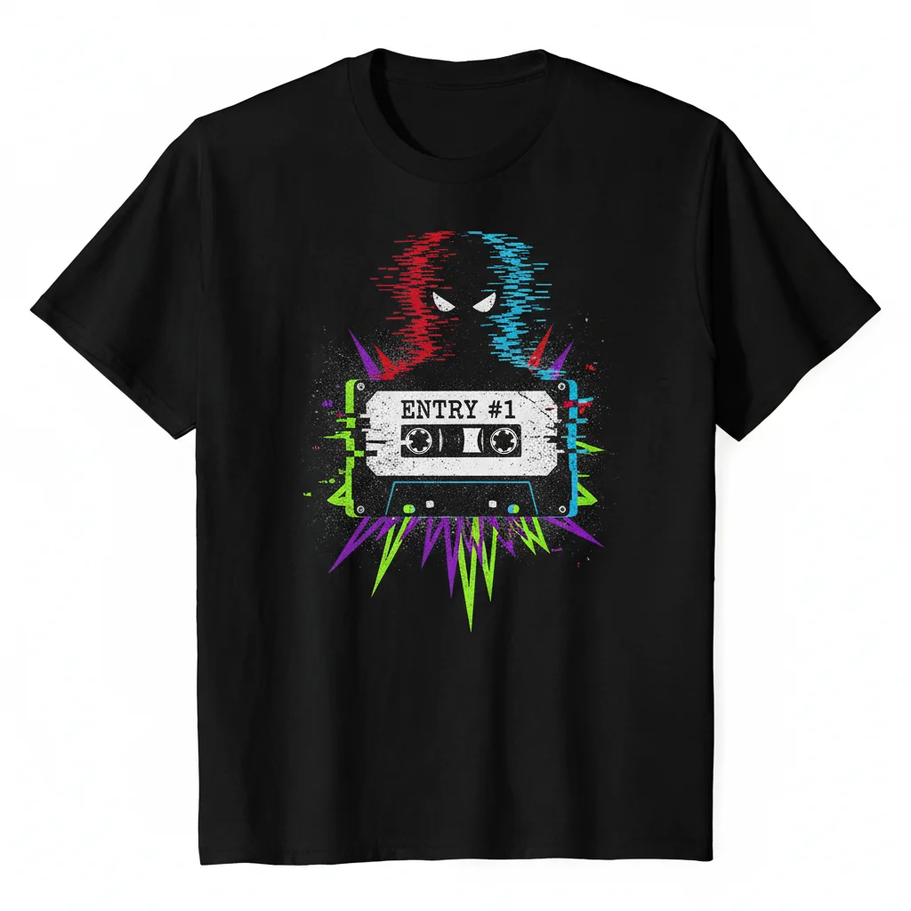 Marble Hornets ENTRY #1 Cassette Tee: Wear the Mystery