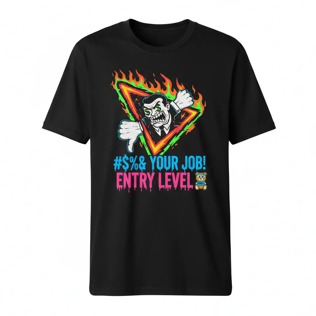 Entry Level 'Boss' Pop Art Graphic Tee