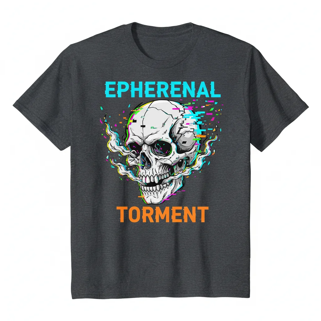 Ephemeral Torment Premium Ring-Spun Cotton Graphic T-Shirt | Durable & Soft Unisex Tee