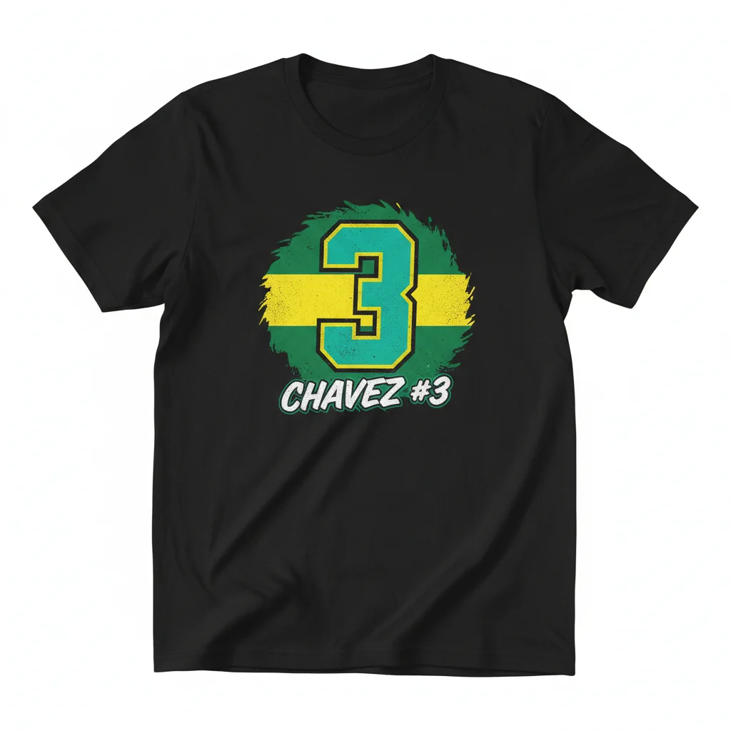 Eric Chavez #3 Jersey Number Essential T-Shirt - Official MLB Fan Apparel