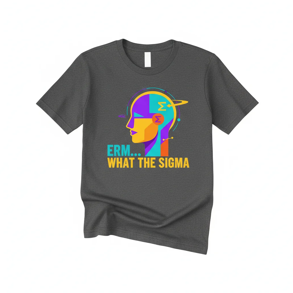 Erm What The Sigma T-Shirt: Unmatched Comfort & Fade-Resistant Print
