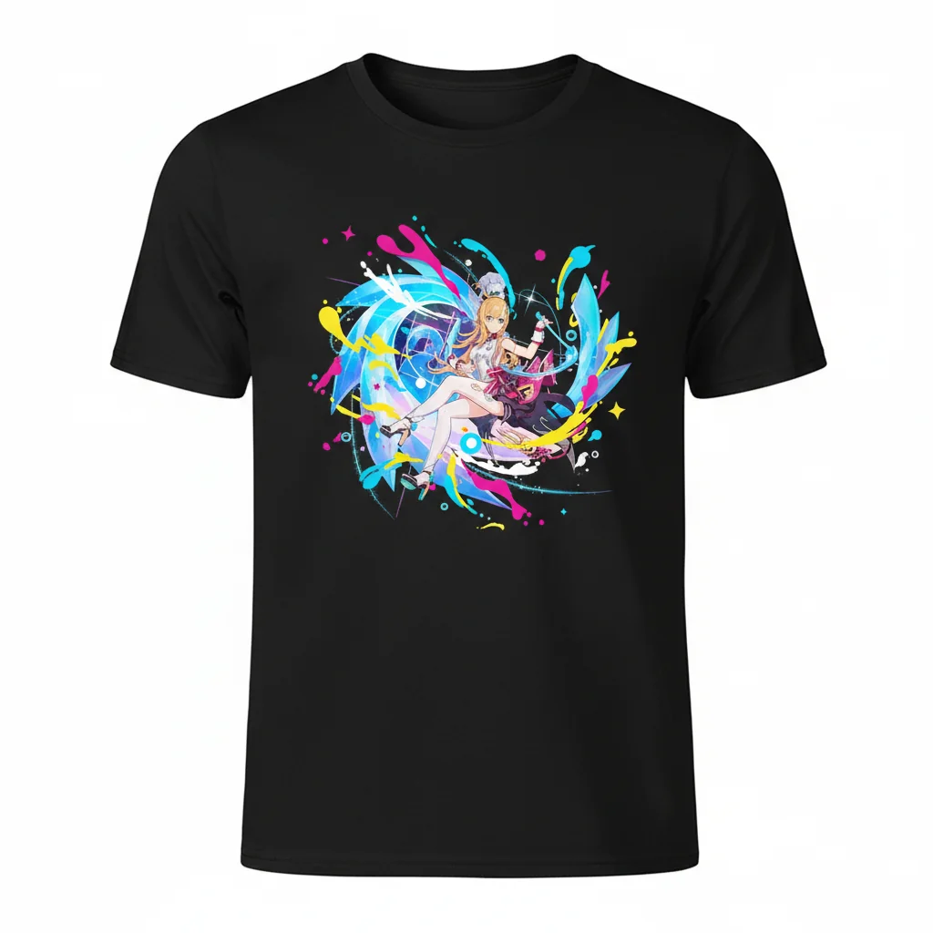 Escoffier Splash Art Genshin Impact Premium T-Shirt – Durable, Vibrant & Perfect Fit