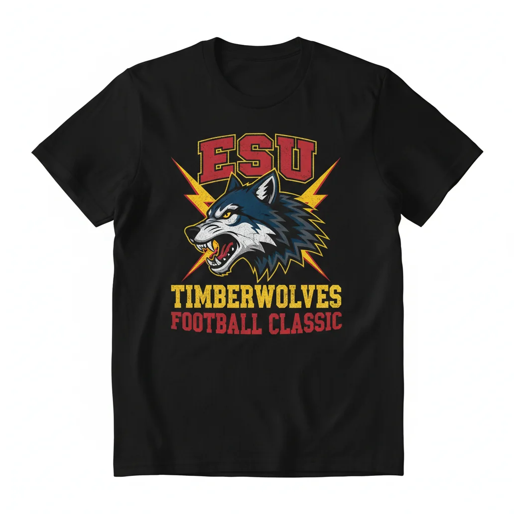 ESU Timberwolves Classic Tee: Wear Your Pride