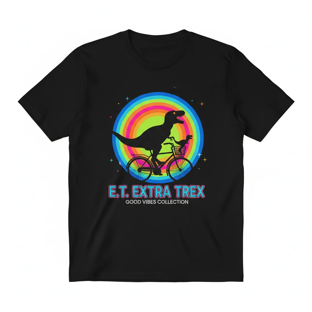 E.T. Extra Trex: Dino Bike Ride Classic Tee