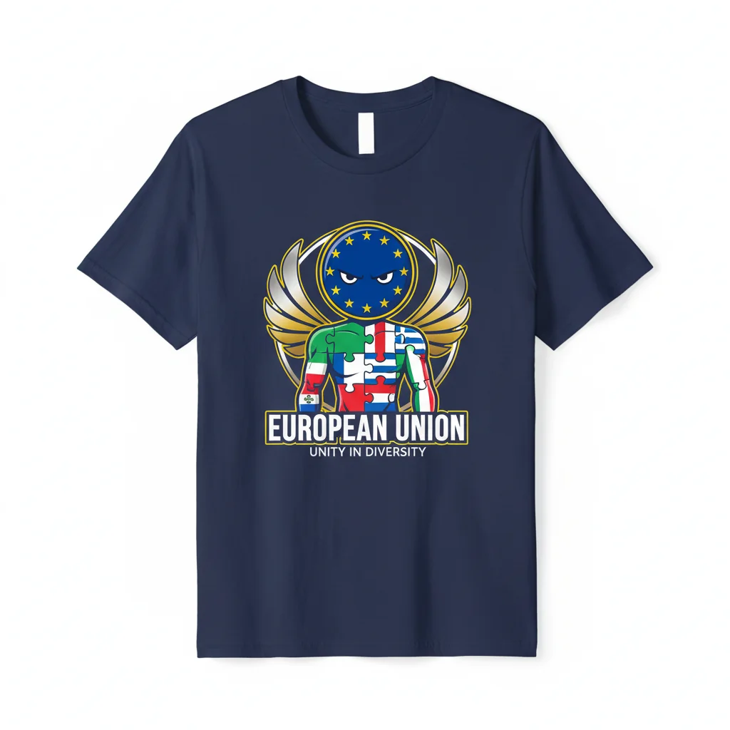European Union CountryHumans Essential T-Shirt – Premium Unisex Graphic Tee