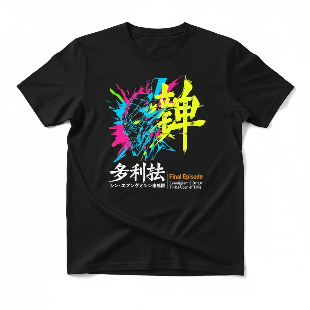 Evangelion 'Final Episode Title Card' Premium Tee
