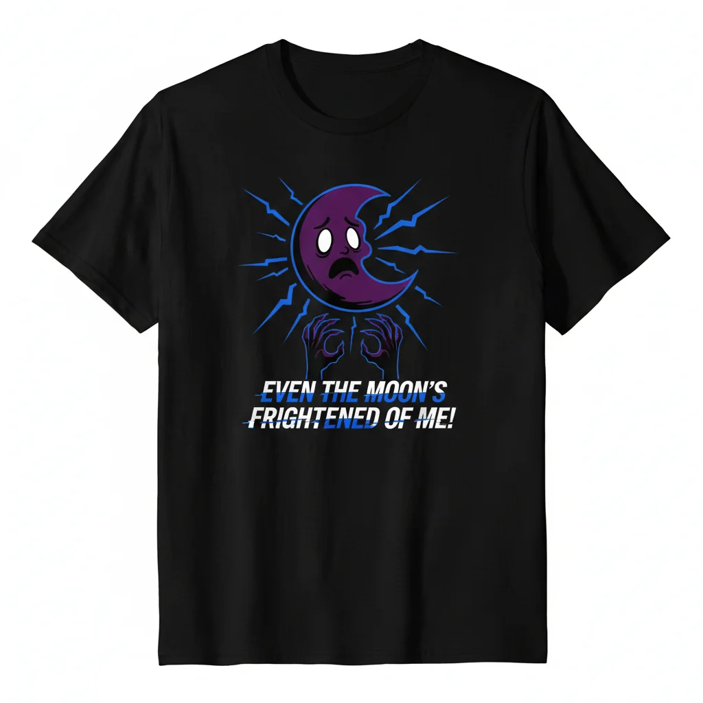 Embrace Your Inner Power: 'Even the Moon's Frightened of Me!' Essential Tee