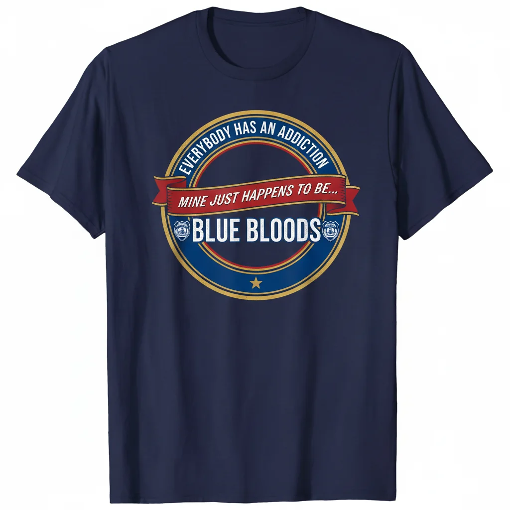 Blue Bloods Addiction T-Shirt – Ultra-Durable & Fade-Resistant