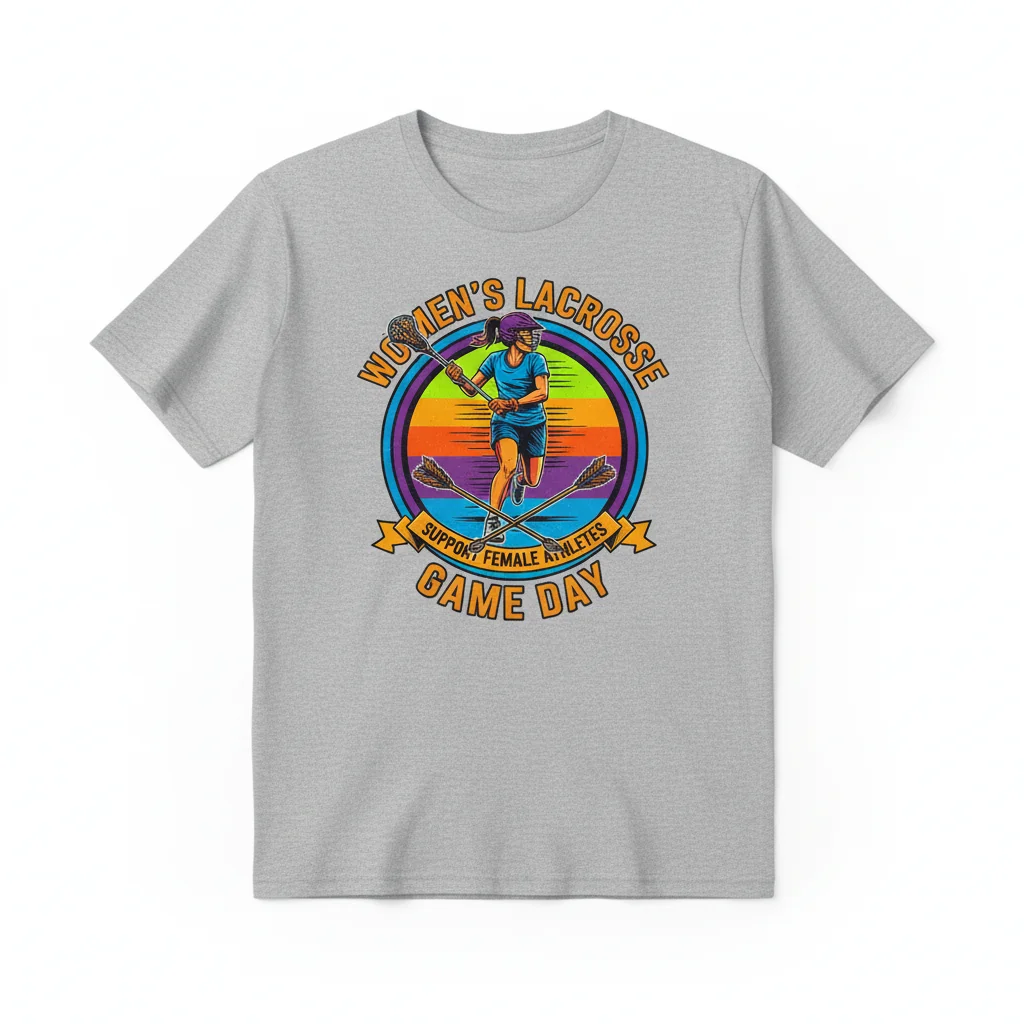 Women's Lacrosse Fan T-Shirt | Support Female Athletes