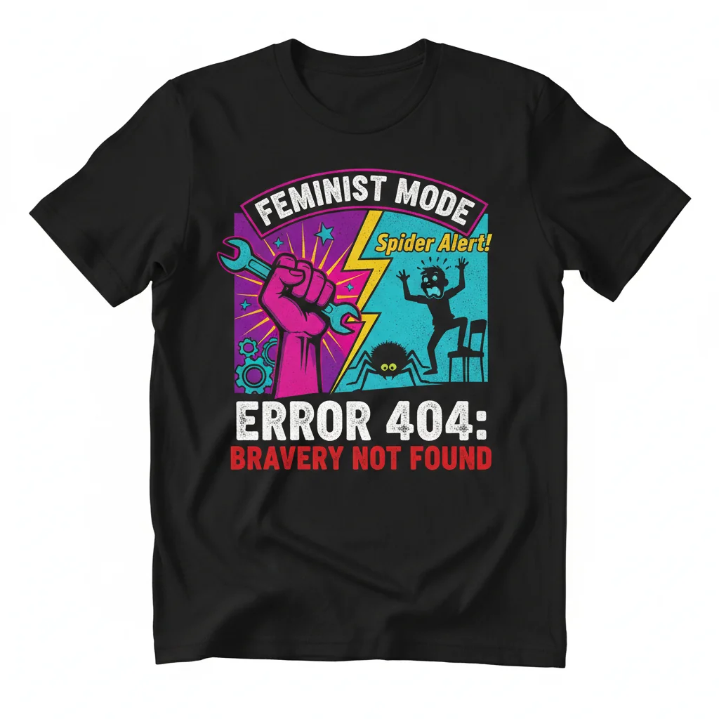 Funny Feminist Spider Meme T-Shirt - Essential Unisex Cotton Tee