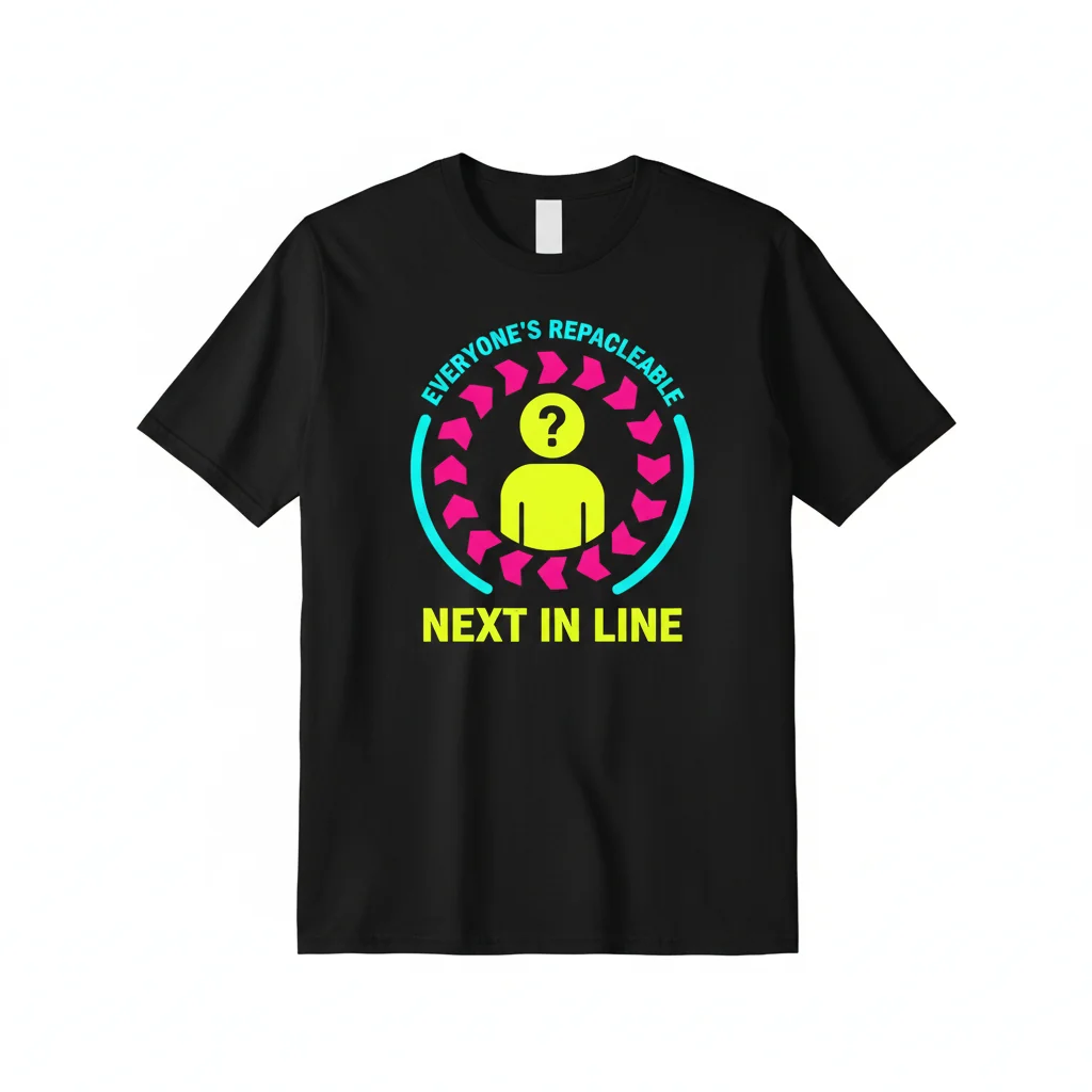 Everyone's Replaceable T-Shirt | Sarcastic Slogan Graphic Tee | Unisex Ring-Spun Cotton
