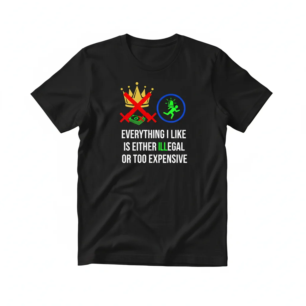 The 'Illegal or Too Expensive' Life Aesthetic Premium Tee