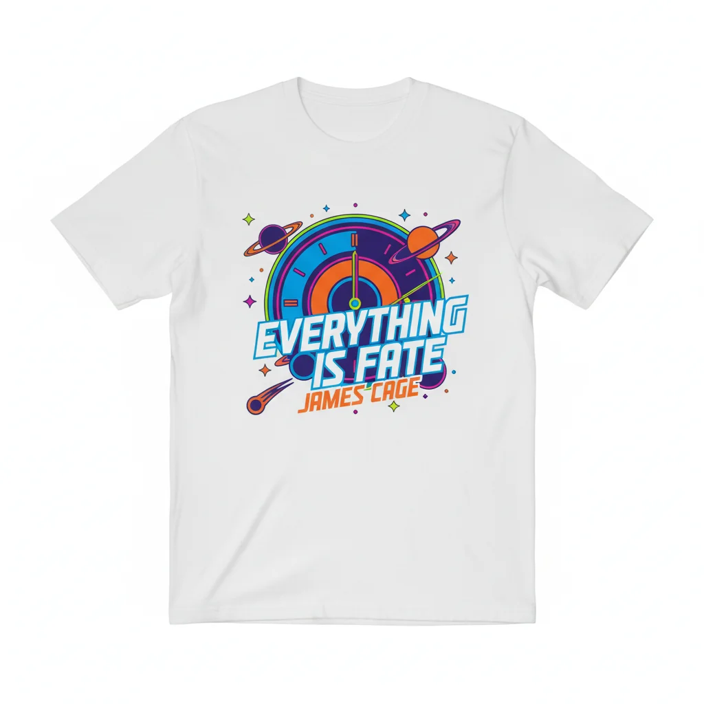 Everything is Fate James Cage White T-Shirt | Premium Cotton Tee