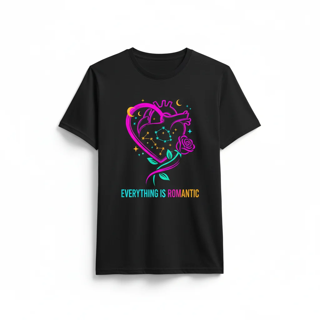 Everything is Romantic: Premium Essential Unisex T-Shirt – Fade-Resistant & Comfortable