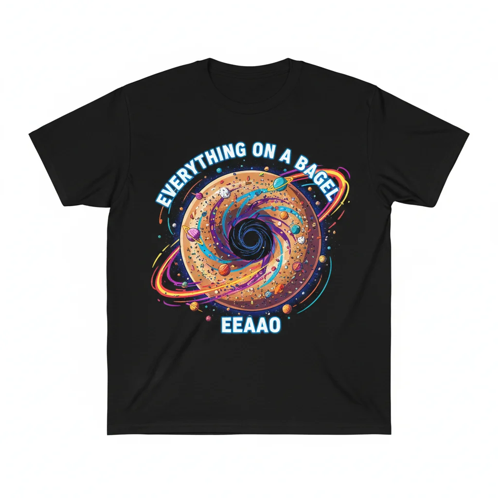 Everything Everywhere All At Once Bagel T-Shirt - Premium Cotton, Unisex Fit