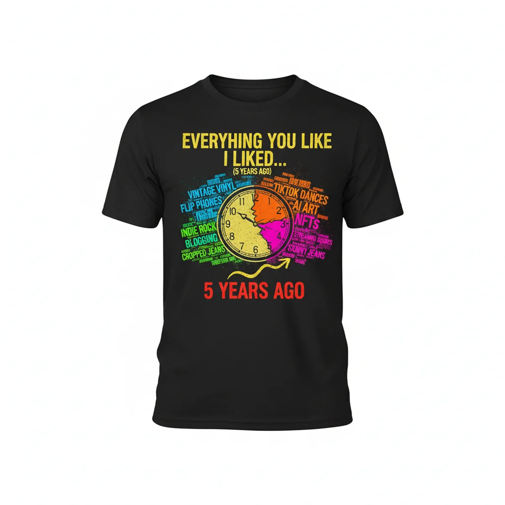 Vintage Vibe. Modern Mood. T-Shirt.