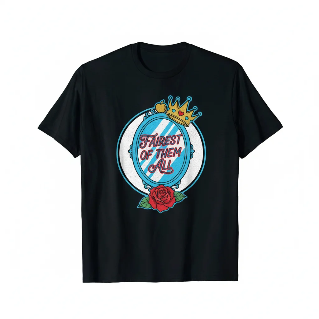 Evie-Inspired "Fairest of Them All" Premium Unisex T-Shirt – Fade-Resistant & True-to-Size