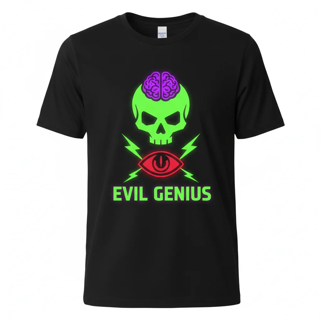 Evil Genius T-Shirt: Ultra-Durable & Incredibly Soft Graphic Tee