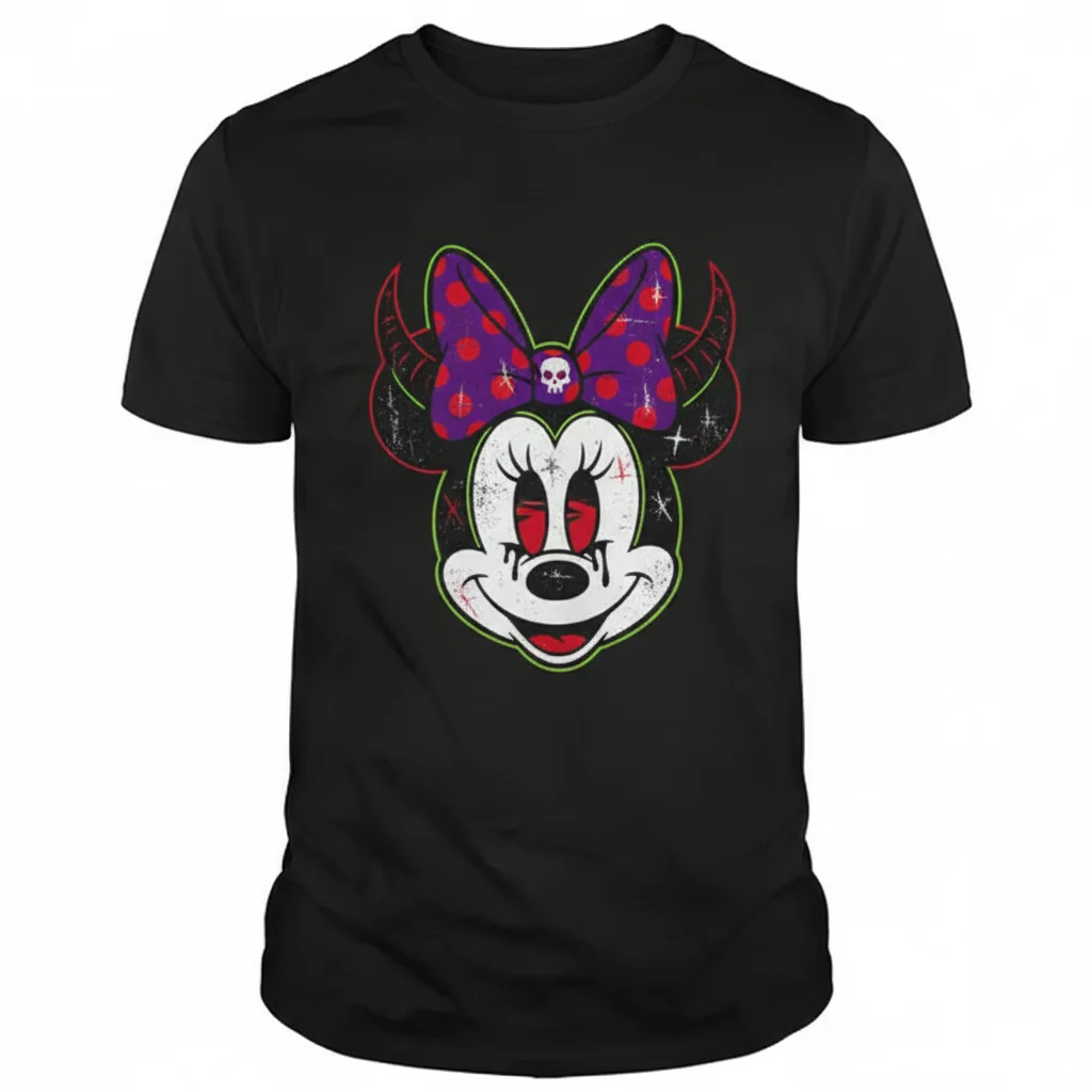 Evil Minnie Street Art Tee