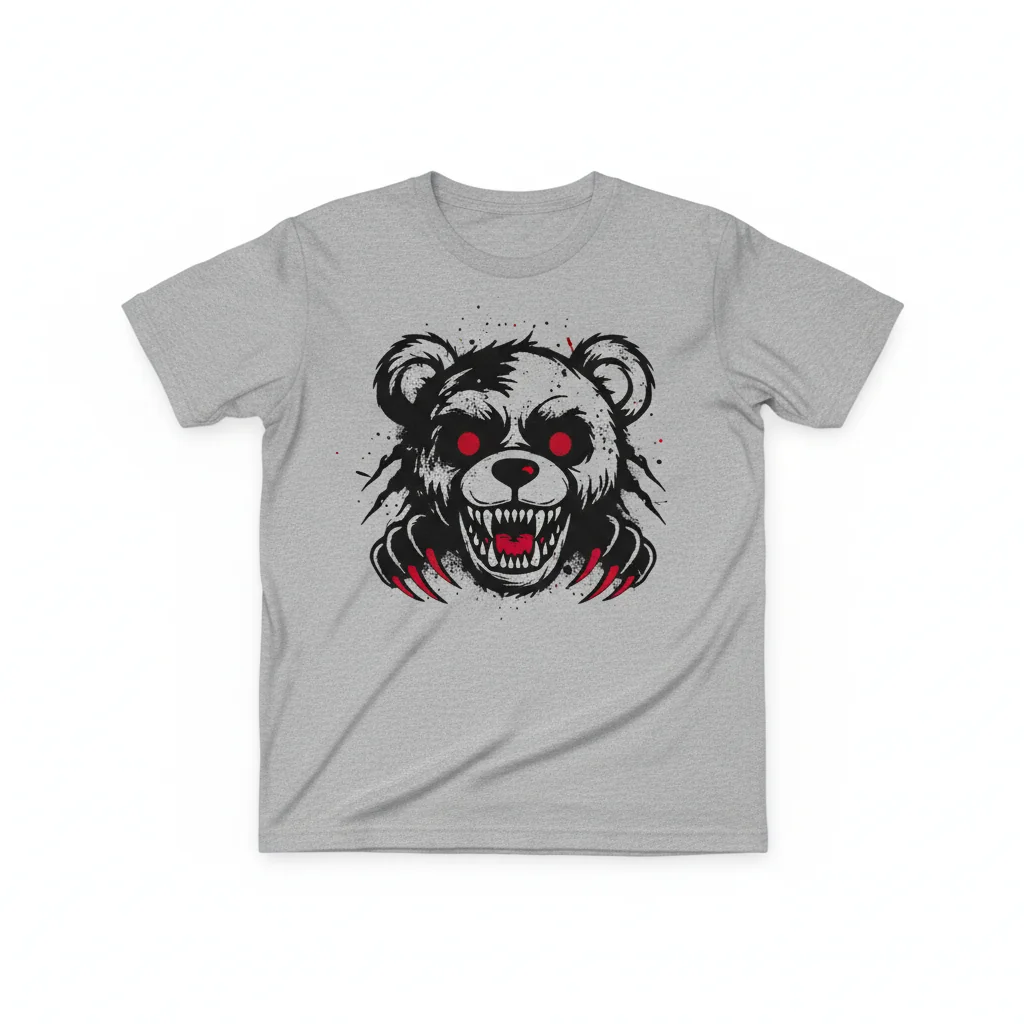 Rebel Teddy Art Tee | Unveil Your Inner Mischief