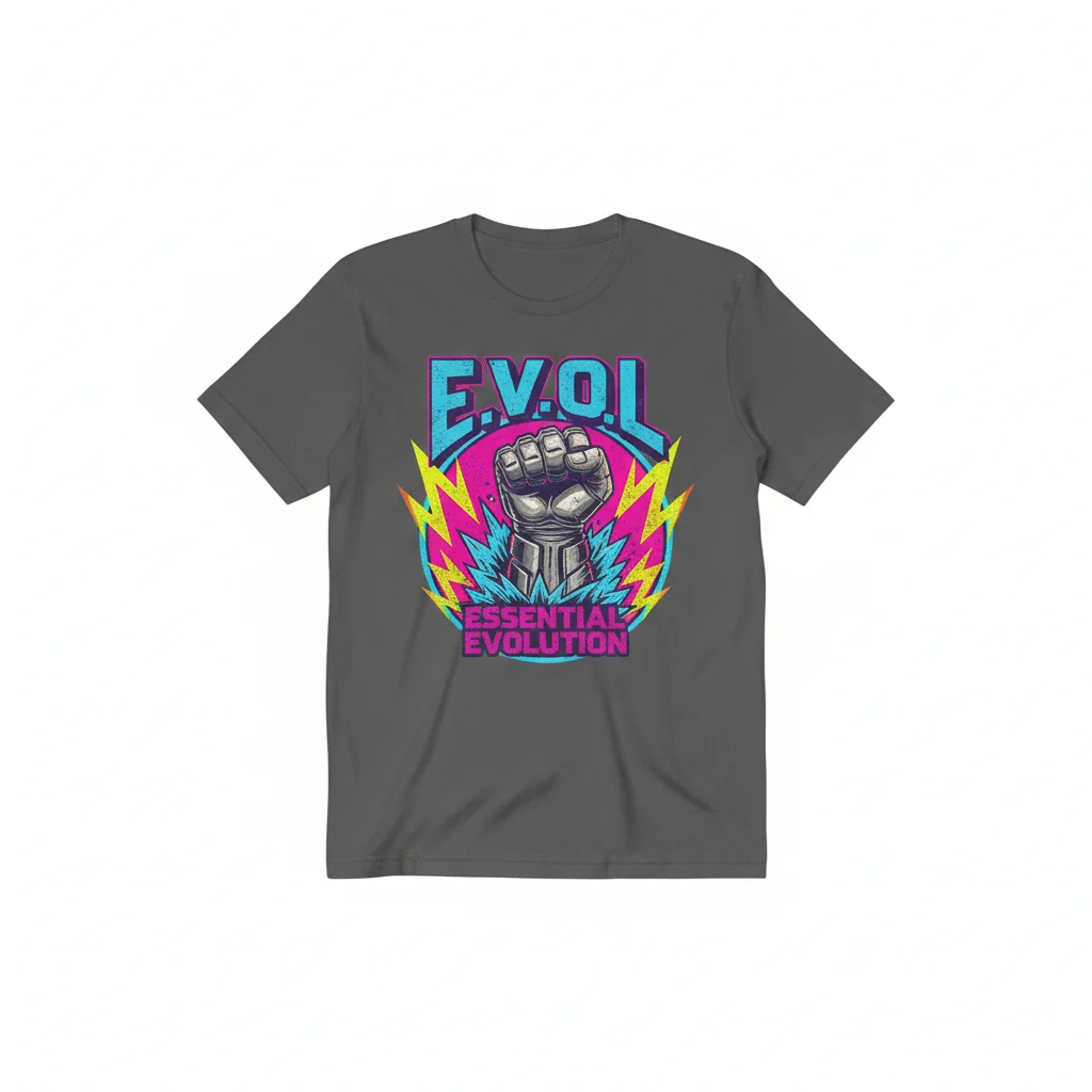 EVOL Essential T-Shirt – Premium 100% Cotton, Retail Fit & Durable Design
