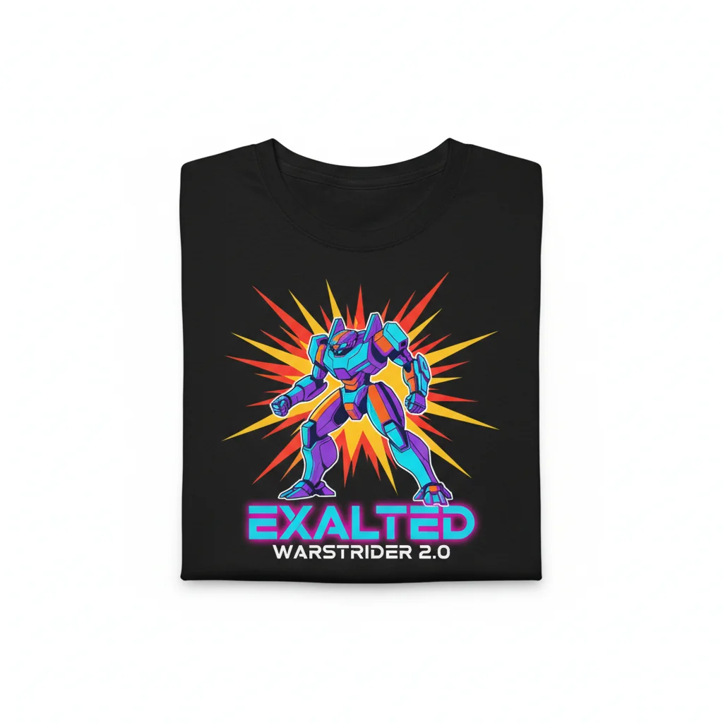 Exalted Art: Warstrider 2 - Unleash Your Inner Hero T-Shirt